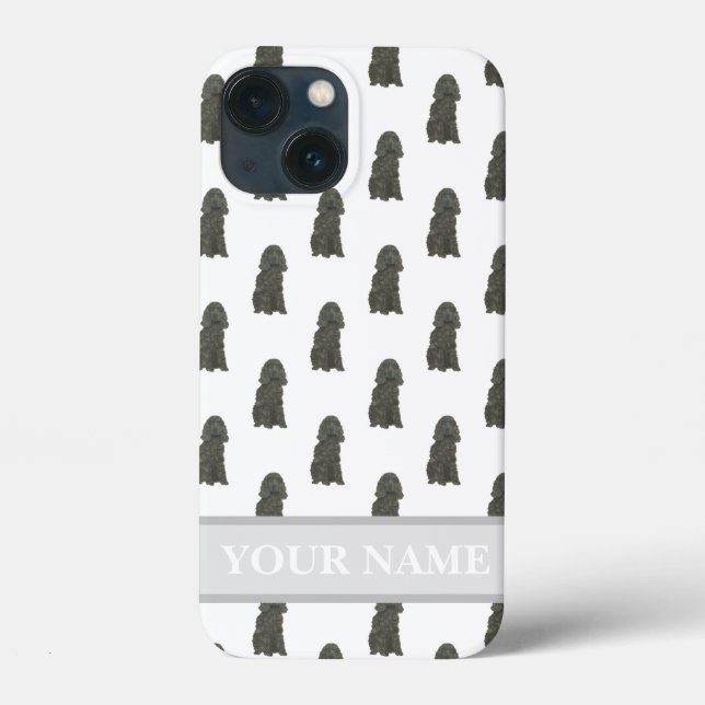 Personalised Black Cocker Spaniel Dog Case-Mate iPhone Case (Back)