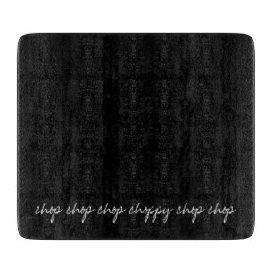 Personalised Black Cutting Board