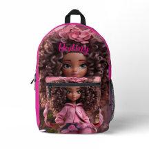 Personalised Black doll 