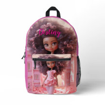 Personalised Black doll 