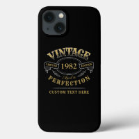 Personalised Black Gold Vintage Aged To Perfection