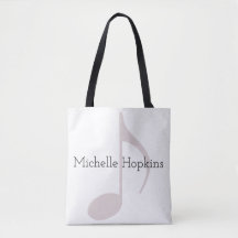 personalised black graphic musical note