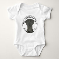 Personalised Black Great Dane