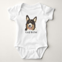 Personalised Black Headed Tricolor Corgi Dog