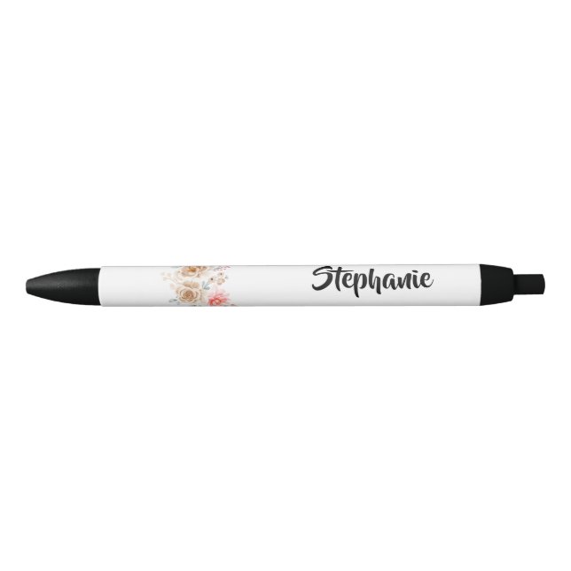 Personalised Black Ink Pen (Front)