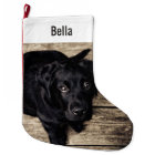 Personalised Black Lab Dog Photo and Dog Name