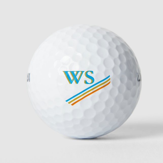 Personalised Black Leather Golf Head Cover Golf Balls (Front)