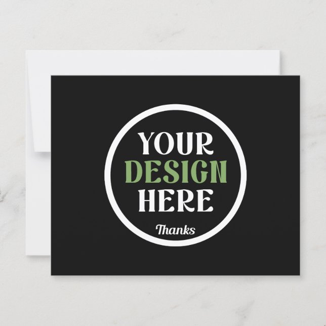 Personalised Black Logo QR Code Business Branding (Front)
