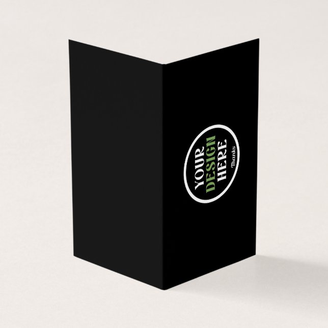 Personalised Black Logo QR Code Business Branding (Outside)