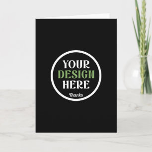 Personalised Black Logo QR Code Business Branding Announcement