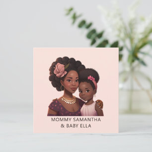 Personalised Black Mum and Daughter (15)
