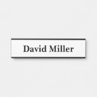 Personalised Black on White