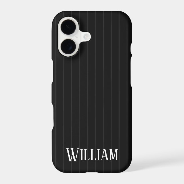 Personalised black pinstripes (Back)