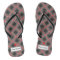 Personalised Black & Red Flip Flops