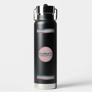 Personalised Black Twilight Water Bottle