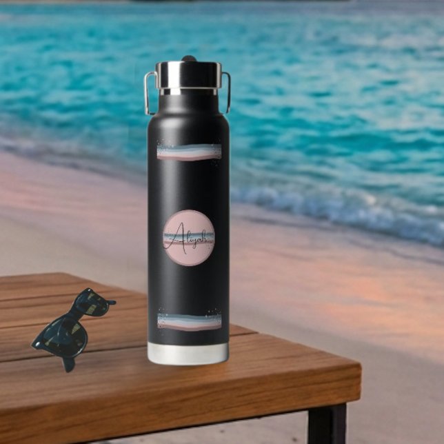 Personalised Black Twilight  Water Bottle (Creator Uploaded)
