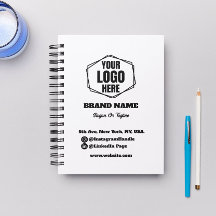 Personalised Black & White Business Logo Branded