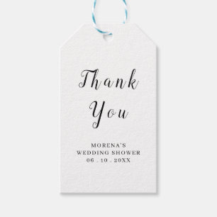 Personalised Black & White Gift Tags