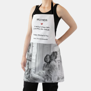 Personalised Black & White Photo Collage Apron