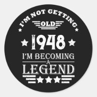 Personalised black white vintage 75th birthday 