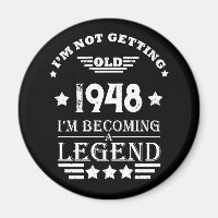 Personalised black white vintage 75th birthday