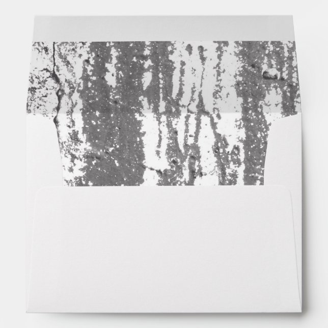 Personalised Black Wooden Background Envelope (Back (Bottom))