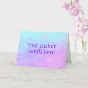 Personalised Blank Greeting Card