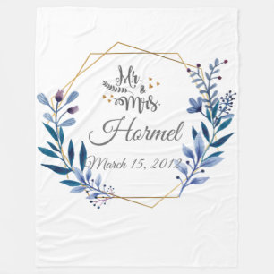 Personalised Blanket - Wedding Blanket