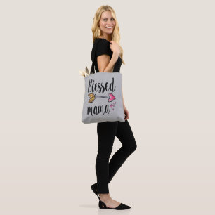 Personalised Blessed Mama Gift For Mum Tote Bag