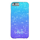 Personalised Blue And Purple Glimmer Case