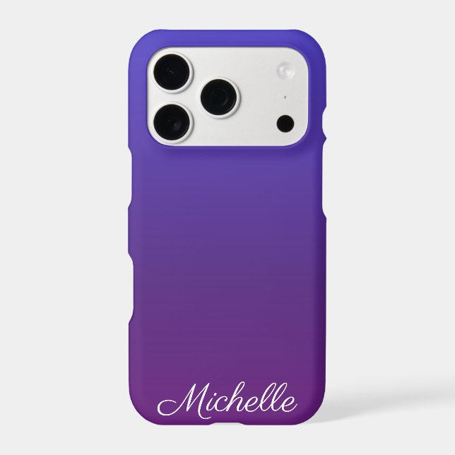Personalised blue and purple ombre (Back)