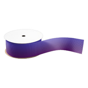 Personalised blue and purple ombre grosgrain ribbon