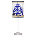 Personalised Blue and White Ice Hockey Jersey