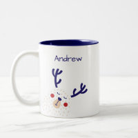 Personalised Blue and White Polar Bear Holiday