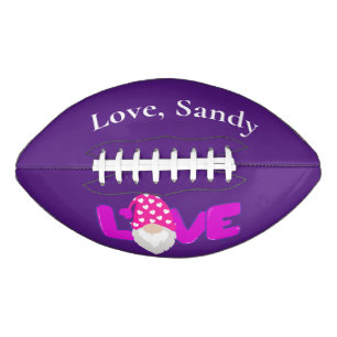 Personalised. Blue and Yellow Gnome   Football American Football