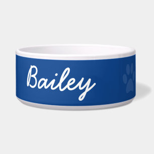 Personalised Blue Best Dog Ever and Name on