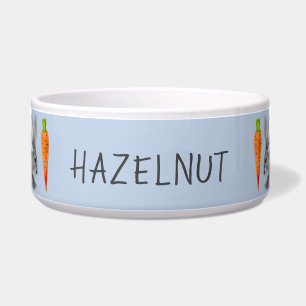 Personalised Blue Bunny Rabbit Pattern Minimal