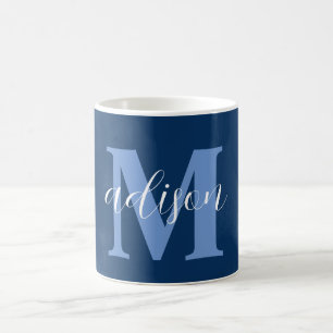 Personalised blue cloud Coffee Mug