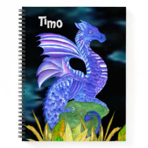 Personalised blue dragon