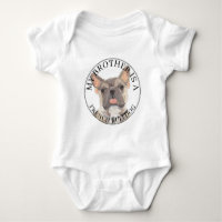 Personalised Blue Fawn Tricolor French Bulldog