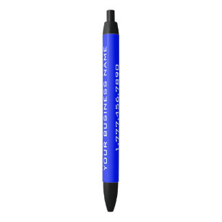 Personalised Blue GMF Black Ink Pen