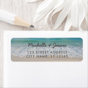 Personalised Blue Ocean Summer Beach Waves