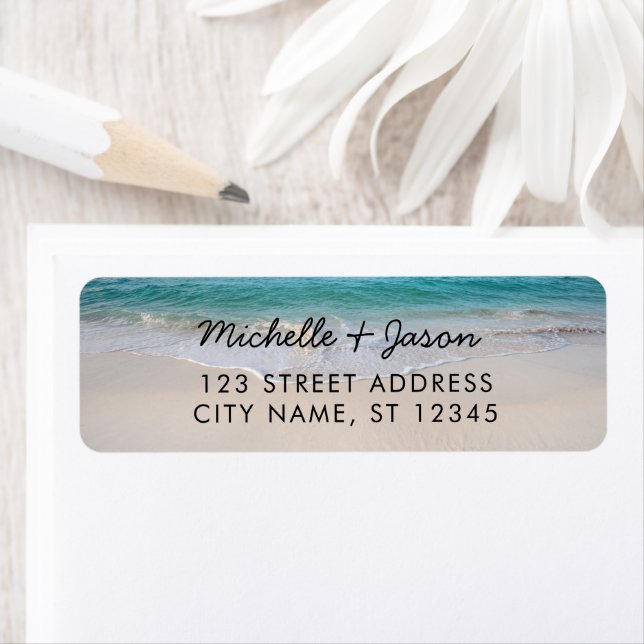 Personalised Blue Ocean Summer Beach Waves (Insitu)