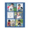 Personalised Blue Photo Collage Blanket