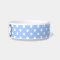 Personalised Blue Polka Dot Dog Bowl