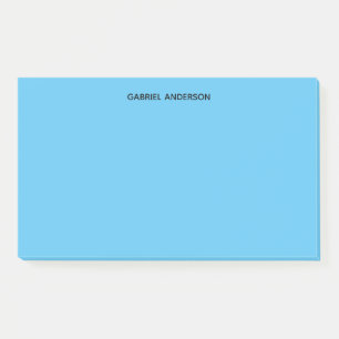 Personalised Blue Post-it Notes