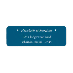 Personalised Blue & White