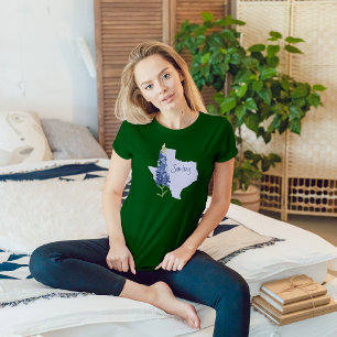 Personalised Bluebonnet Texas T-Shirt