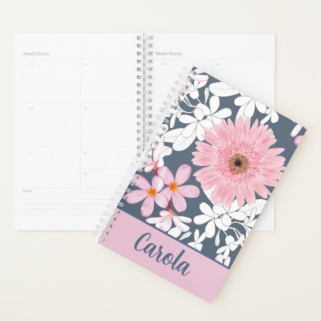 Personalised Blush Floral Planner (Display)
