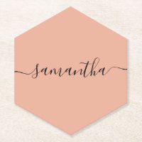 Personalised Blush Pink Calligraphy Name